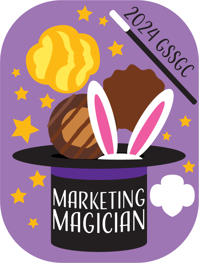 image of patch design for Marketing Magician Patch