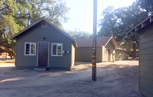 Group of Cabins